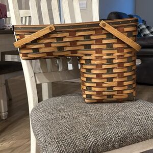 Longaberger stair basket with protector